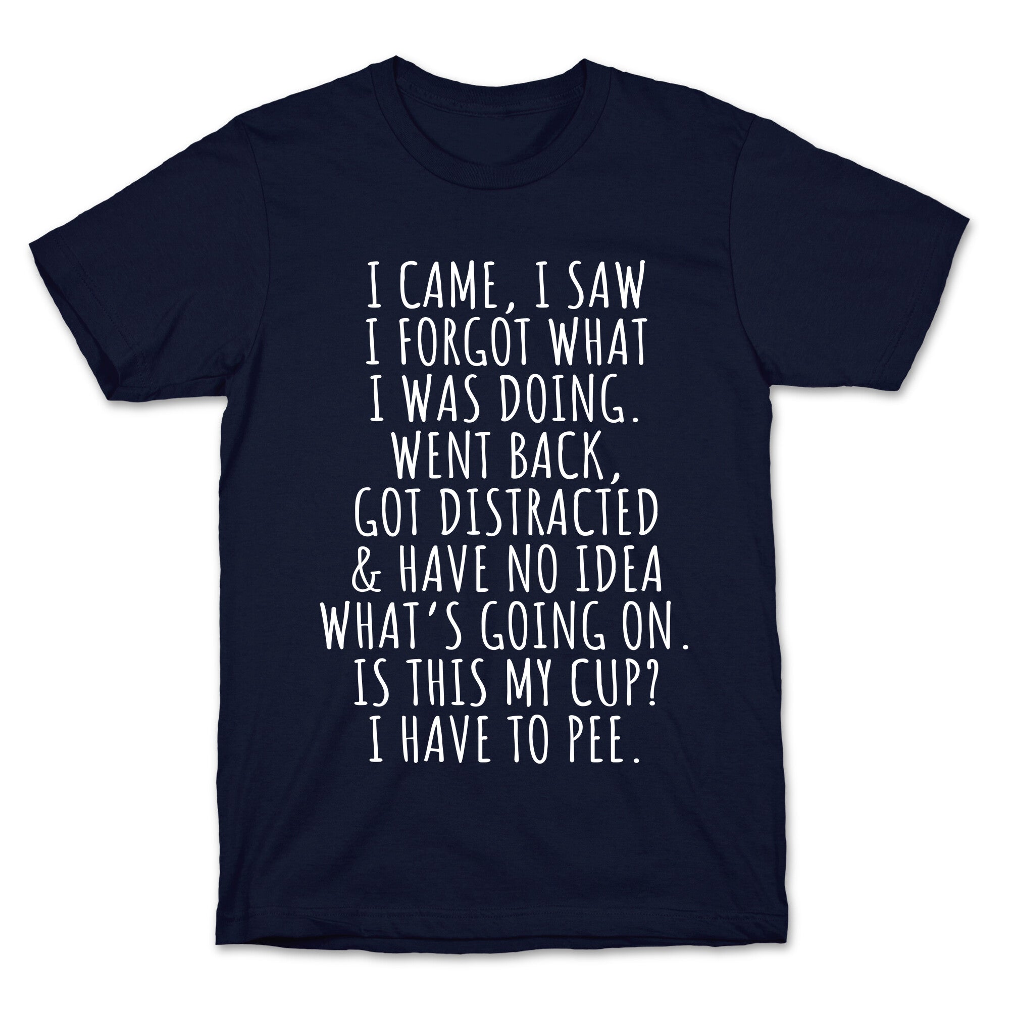 I Came I Saw I Forgot What I Was Doing T-Shirt